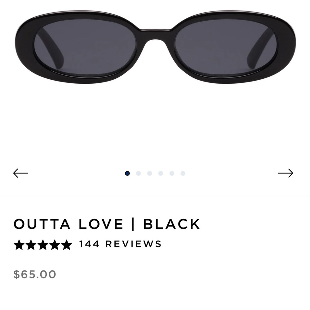 Le specs black outta love